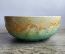 Beswick 1940's Stunning Marbled/ Mottled Glaze Large Bowl 21.5cm Diameter