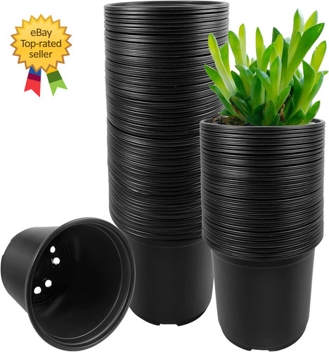 100 pack nursery pots 6 - pots,