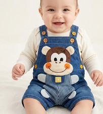 Toddler Boy Denim Dungarees -