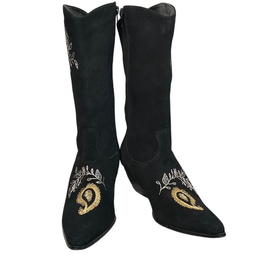 Bijou womens black suede - bijou,