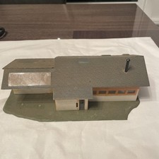 A Faller HO Scale Already Built Commercial Or Agricultural Store Missing Door