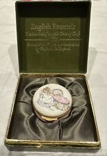 Crummles Enamel Pink Pill Box