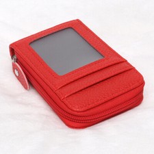 Women/Men PU Leather RFID Card