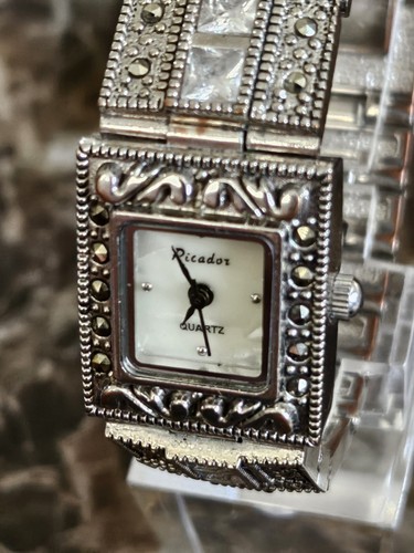 Ladies marcasite picador - ladies, watch