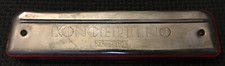VINTAGE OLD MELODIA KONCERTINO HARMONICA MADE IN POLAND