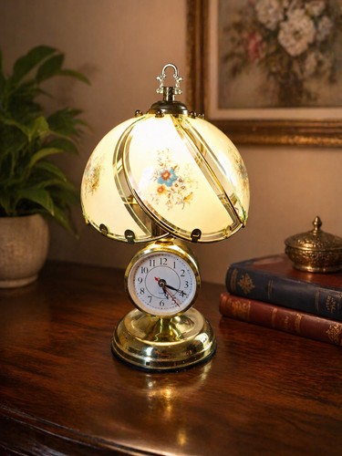 Vintage brass table lamp - brass,