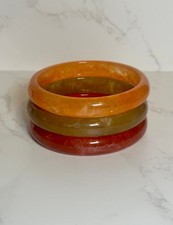 Bundle of 3 red/orange/brown