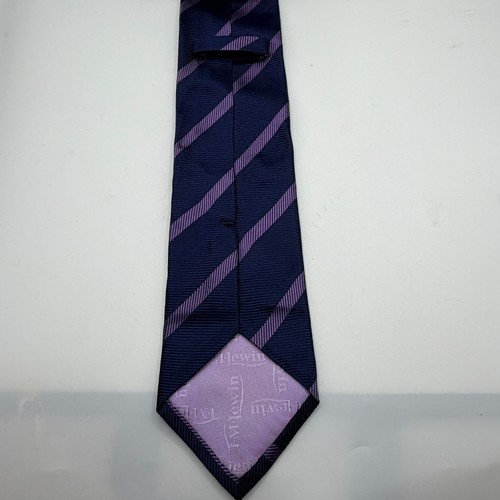 Lewin silk tie mens navy - lewin,