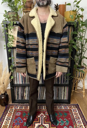 Vintage suede wool aztec - vintage,