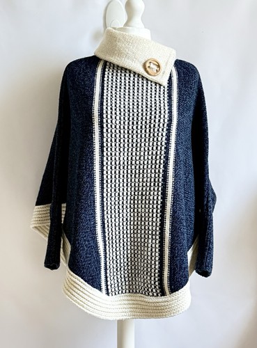 Jumper poncho wool - 50%,