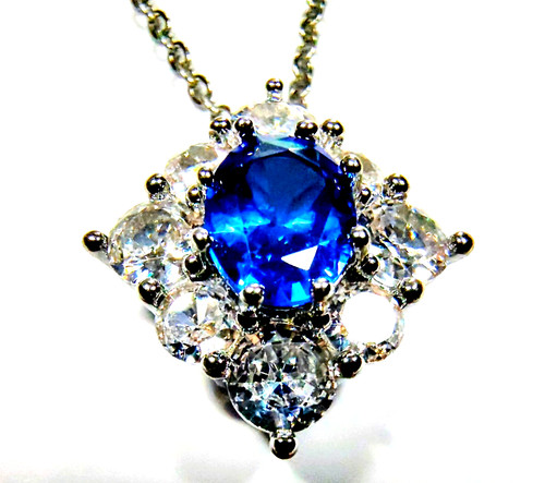 14k white gold finish - white, 1.5ct