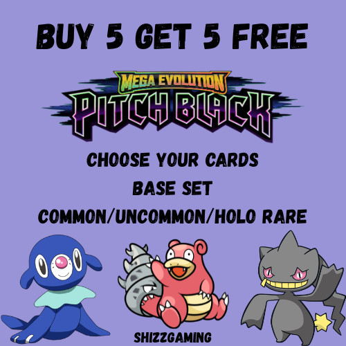 Pokemon pitch black base - black,