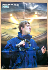 Oasis Be Here Now Your Tour 1997 double sided NME poster