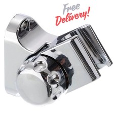 Adjustable Bracket Suction Shower Head Handset Holder Kit Bathroom Wall Mount,