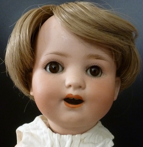 Antique doll bisque - doll,