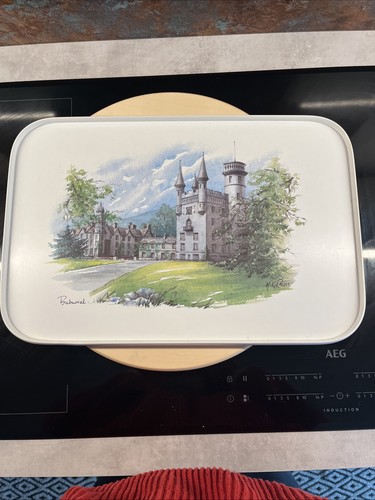 Vintage melamine serving tray - vintage,