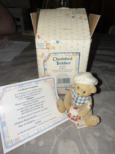 Cherished teddies boy chef - teddies,