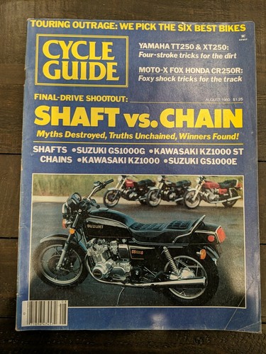 1980 august cycle guide - cycle,