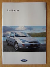 FORD FOCUS RANGE orig 2000 UK Mkt Full 36pp Sales Brochure - Zetec LX Ghia 2.0i