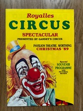 Royalle's/Gandey's Circus programme - Christmas 1989, Worthing