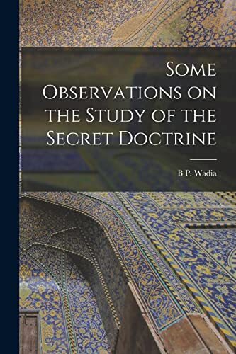 Wadia some observations - some,