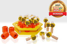 Wooden toy bee memory - bee,