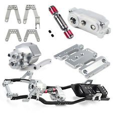 313mm Wheelbase Metal Chassis Frame Prefixal Gearbox for 1/10 RC SCX10 II 90046