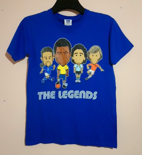 Football legends blue shirt - football,
