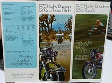 2x 1970 Harley Davidson
