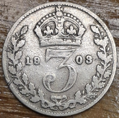 1903 threepence king - -,