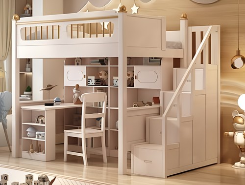 Double bunk bed loft - double,