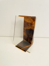 Orange Team Guzzini 70s Vintage Photo Frame in Plexiglass and Lucite