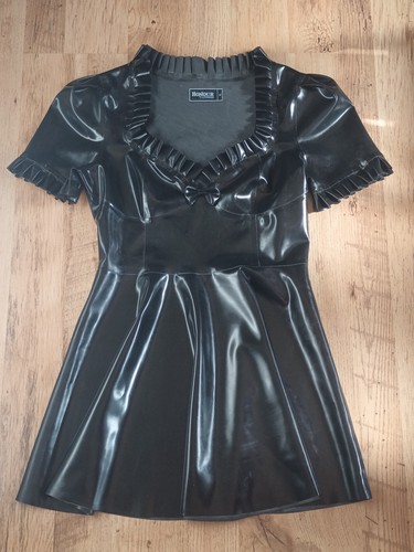Latex rubber gummi black maids - rubber,