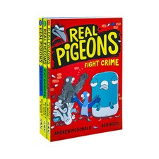 Real Pigeons Series Children Collection 3 Books Set By Andrew  | Andrew McDonald