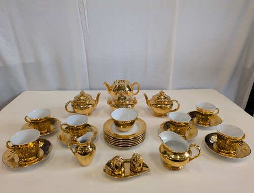 Vintage royal worcester gold - vintage,