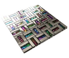 Blue Green Red Rainbow Glass