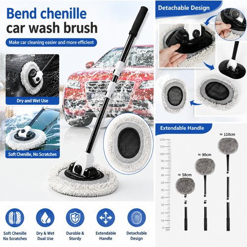 Bend adjustable telescopic - 15°bend,