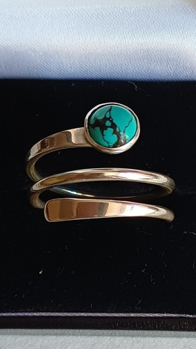 Qvc mexican turquoise spiral - turquoise,