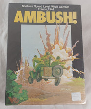 Ambush! Solitaire Squad Level WWII Combat Victory Games 1983  SEALED