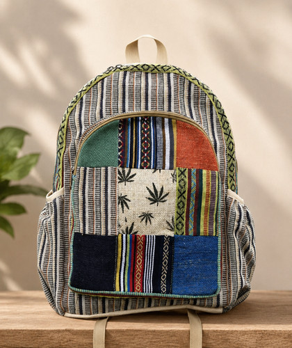 Hemp backpack large himalayan - large,