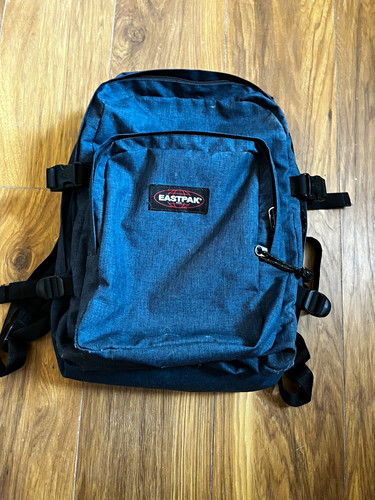 Eastpak blue black backpack - &,