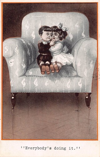 Postcard children - postcard,