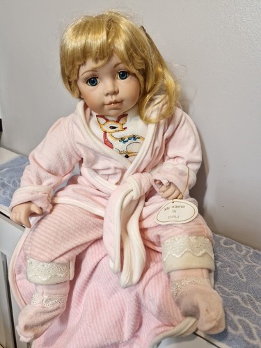 Emily porcelain doll 40cm - emily,