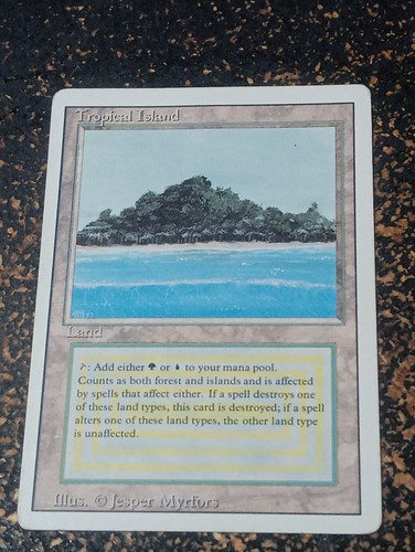 Mtg tropical island revised - mtg,