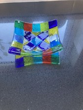 Millefiori Fused Glass Trinket