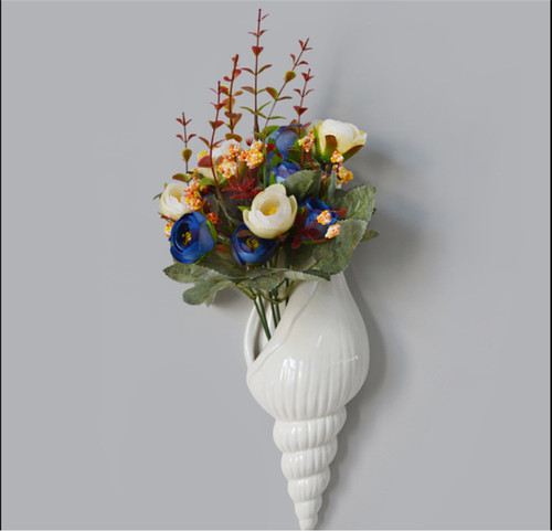 Ceramic sea shell - conch, flower