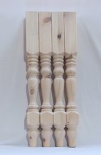 RUSTIC Solid Pine Table Legs x 4 Washstand/ Writing Desk/ Farmhouse 69*69*736mm