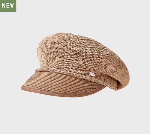 Ice linen newsboy beret - ice,