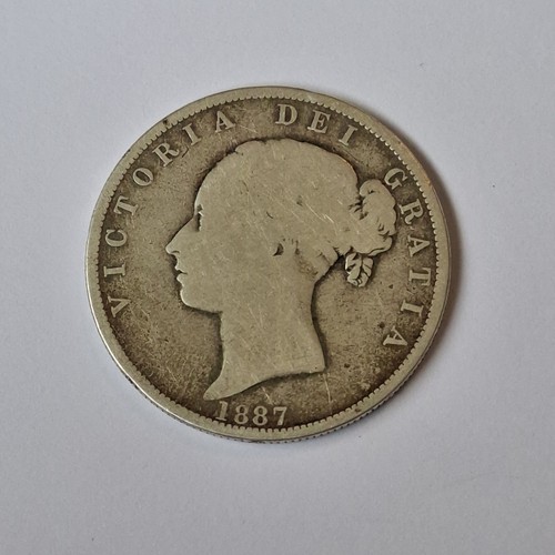 United kingdom 1887 half crown - 1887, half-crown