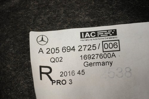 Mercedes benz cabrio a205 - c,